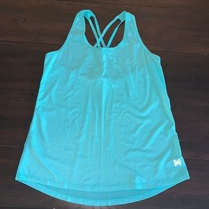 Women’s Jersey Knit Teal Meliwoo Workout Tank Top